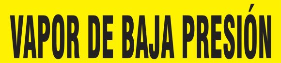 VAPOR DE BAJA PRESIÓN