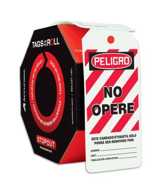 Safety Tag, Legend: DANGER DO NOT OPERATE (LOCK OUT TAG)