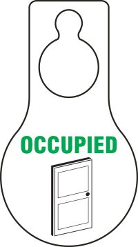 Safety Tag, Legend: OCCUPIED