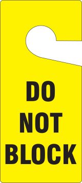 DO NOT BLOCK