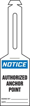 NOTICE AUTHORIZED ANCHOR POINT