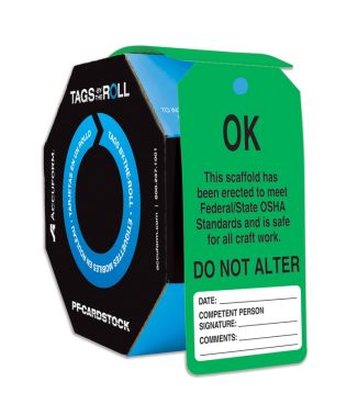 Accuform 100 Lockout Tags By-The-Roll, Danger Do Not Operate, US