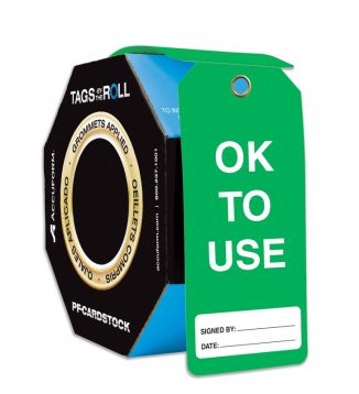 Tags By-The-Roll With Grommets: Ok To Use