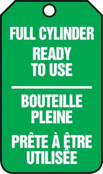 FULL CYLINDER READY TO USE (BILINGUAL FRENCH - BOUTEILLE PLEINE PRÊTE À ÊTRE UTILISÊE)