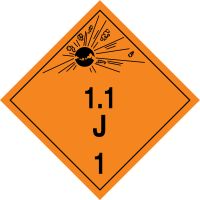 TDG PLACARD - TRANSPORTATION OF DANGEROUS GOODS