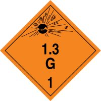 TDG PLACARD - TRANSPORTATION OF DANGEROUS GOODS