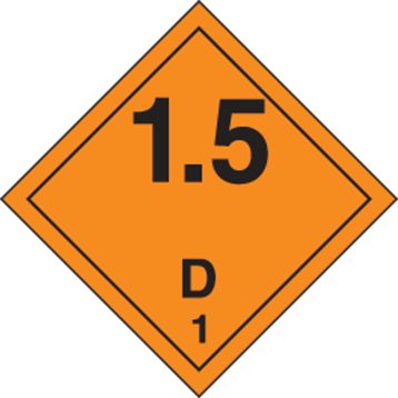 TDG PLACARD - TRANSPORTATION OF DANGEROUS GOODS
