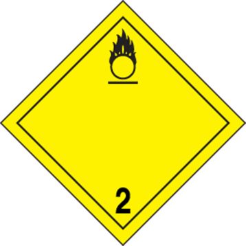 TDG PLACARD - TRANSPORTATION OF DANGEROUS GOODS