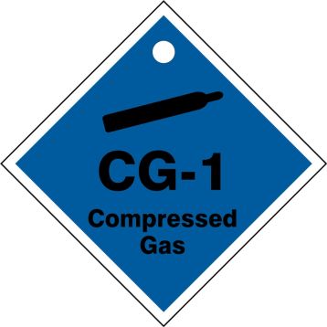 ID Tags, Legend: COMPRESSED GAS (INDIVIDUAL SERIES)