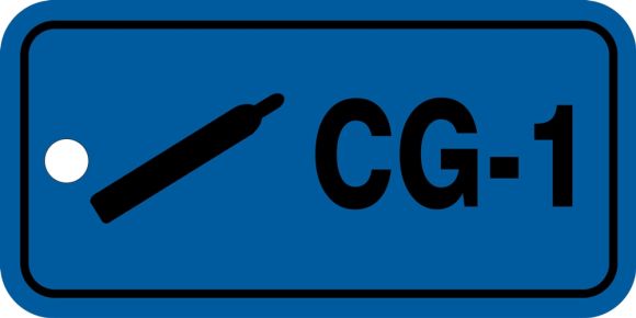 ID Tags, Legend: COMPRESS GAS - INDIVIDUAL ID NUMBERS