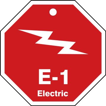 Lockout Tagout , Legend: ELECTRIC (Individual ID Numbers)