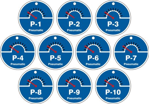 ID Tags, Legend: PNEUMATIC (Series 1-10)