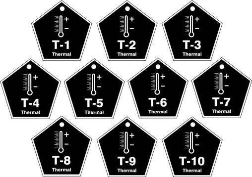 ID Tags, Legend: THERMAL (Series 1-10)