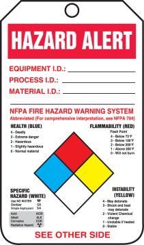 HAZARD ALERT (NFPA)