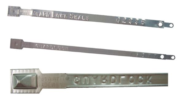 CUSTOM FLAT METAL TAG SEALS