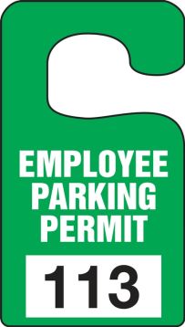 EMPLOYEE PARKING PERMIT (###)