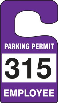 PARKING PERMIT - EMPLOYEE (###)