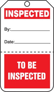 INSPECTED / TO BE INSPECTED