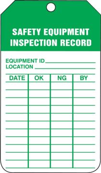 SAFETY EQUIPMENT INSPECTION RECORD