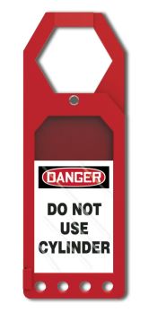 Safety Tag, Legend: DANGER DO NOT USE CYLINDER