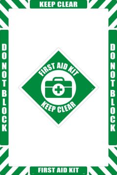 FIRST AID FLOOR MARKING KIT