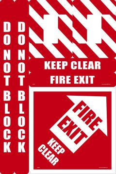 Fire Exit Keep Clear