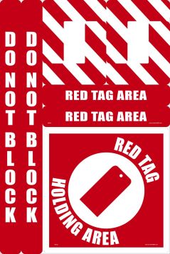 REG TAG AREA FLOOR MARKING KIT