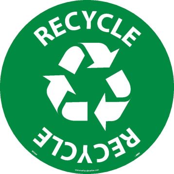 RECYCLE WALK ON SIGN