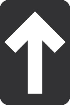 ARROW FLOOR GRAPHIC, BLACK