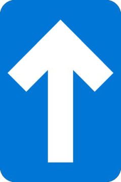 ARROW FLOOR GRAPHIC, BLUE