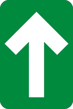 ARROW FLOOR GRAPHIC, GREEN