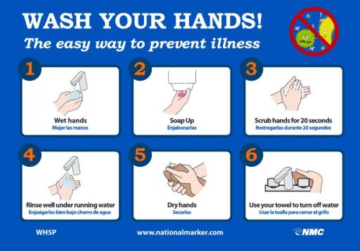 WASH YOUR HANDS SIGN