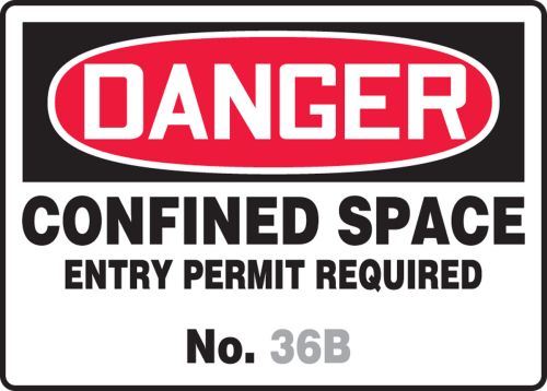 CONFINED SPACE ENTRY PERMIT REQUIRED No. ___