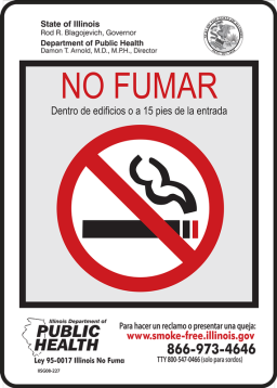 NO FUMAR PARA HACER UN ... (ILLINOIS SMOKE-FREE)