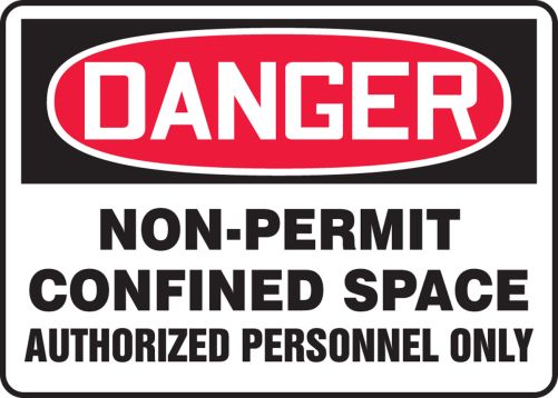 NON-PERMIT CONFINED SPACE AUTHORIZED PERSONNEL ONLY