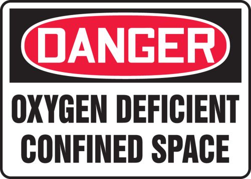 Argon OSHA Danger Safety Sign MCHL112