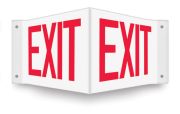 Safety Sign, Legend: EXIT