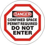 DANGER CONFINED SPACE PERMIT REQUIRED DO NOT ENTER