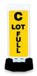 CUSTOM VERTICAL PANEL PLASTIC BARRICADES