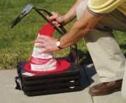 POP-UP SPRING CONE™ collapsed loaded into carrier