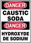 DANGER CAUSTIC SODA (BILINGUAL FRENCH)