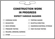 Construction Barricade Authorized Personnel Only See Other Side