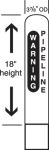 Domed Utility Post Markers