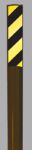Convex Ground Stake with Reflective Decal