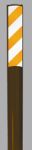 Convex Ground Stake with Reflective Decal