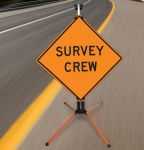 Traffic Sign, Legend: SURVEY CREW