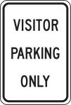 VISITOR PARKING ONLY