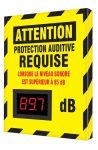Sound Level Is Greater Than 85 db OSHA Caution Decibel Safety Signs