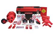 Lockout Tagout , Legend: STOPOUT® DELUXE PLUS LOCKOUT KIT