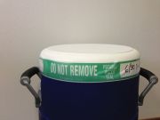 Lockout Tagout , Legend: Potable Water Cooler Tape